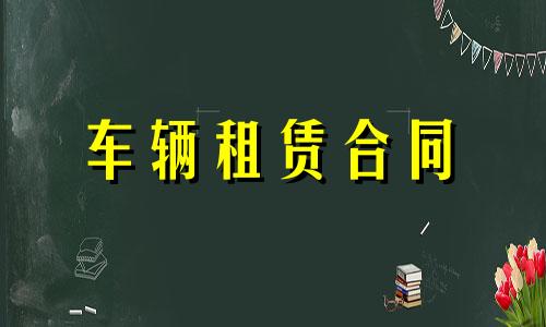 简易版个人车辆租赁合同范本六篇