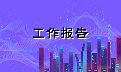 工作报告格式模板范文（精选）最新十一篇