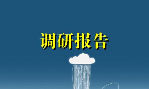 产业园市场调研报告范文（精选）五篇