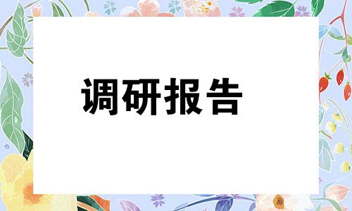 人民群众要求状况调查报告