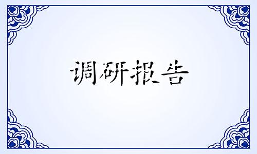 2022调研报告格式通用性数篇